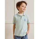 Polo en maille pique garon - coton biologique