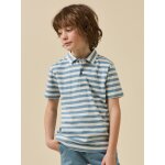 Polo ray� gar�on - coton biologique