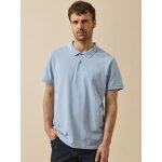 Polo uni maille piqu�e homme coton biologique