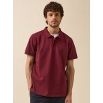 Polo uni maille piqu�e homme coton biologique