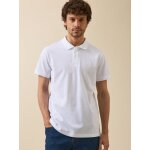 Polo uni maille piqu�e homme coton biologique
