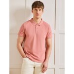 Polo uni maille piqu�e homme coton biologique