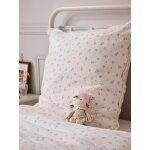 Poupe en velours et tissu liberty
