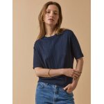 Pull ajour manches courtes femme