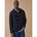 Pull col camionneur zipp laine mrinos homme