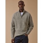 Pull col montant zipp homme