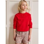 Pull col pierrot fille en coton et laine
