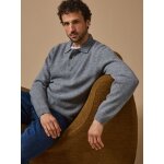 Pull col polo homme