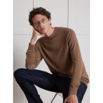 Pull col rond homme coton, soie et cachemire