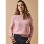 Pull col rond laine brosse femme