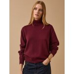 Pull col roul femme laine mrinos - cyrillus x les 3 tricoteurs