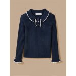 Pull en fine jauge fille