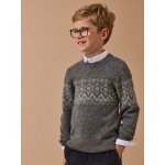 Pull jacquard garon