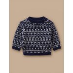 Pull jacquard en laine b�b�