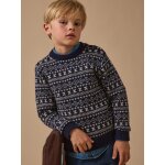 Pull jacquard avec laine gar�on