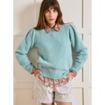 Pull manches ballon femme m�lange alpaga