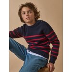 Pull marinire garon en laine majoritaire