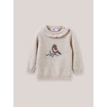 Pull oiseau bb col froufrou