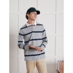 Pull ray col polo homme - coton biologique