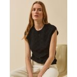 Pull sans manches femme coton biologique