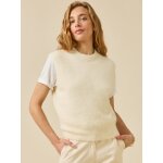 Pull sans manches femme m�lange alpaga