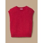 Pull sans manches fille laine et alpaga