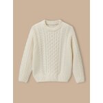 Pull torsad� avec laine gar�on