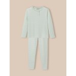 Pyjama en c�tes fille ray�