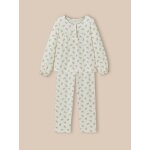 Pyjama imprim� suzanne fille - coton biologique