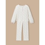 Pyjama en maille pointelle fille