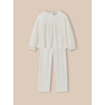 Pyjama en velours imprim fille