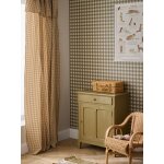 Rideau panneau en coton vichy
