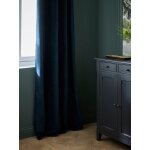 Rideau en velours ras  oeillets