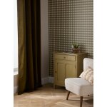 Rideau en velours ras � oeillets