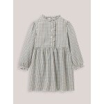 Robe  carreaux fille en flanelle de coton