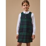 Robe chasuble imprim�e tartan fille