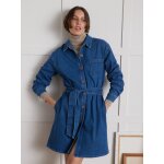 Robe - chemise jean femme - coton biologique