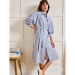 Robe - chemise raye oversize femme seersucker