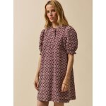 Robe courte broderie anglaise femme