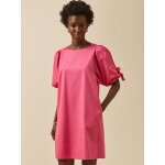 Robe courte c�r�monie femme popeline satin�e