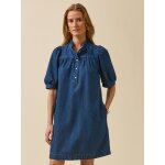 Robe courte jean femme coton biologique