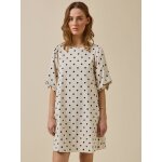 Robe courte � pois femme