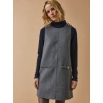 Robe courte sans manches lainage double face