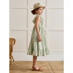 Robe fille  bretelles - imprim mireille