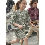 Robe fille brode