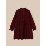 Robe fille en velours