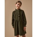 Robe fille en velours