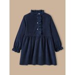 Robe fille en velours