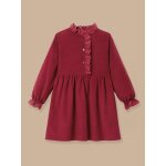 Robe fille en velours
