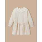 Robe grand col brod� - coton biologique